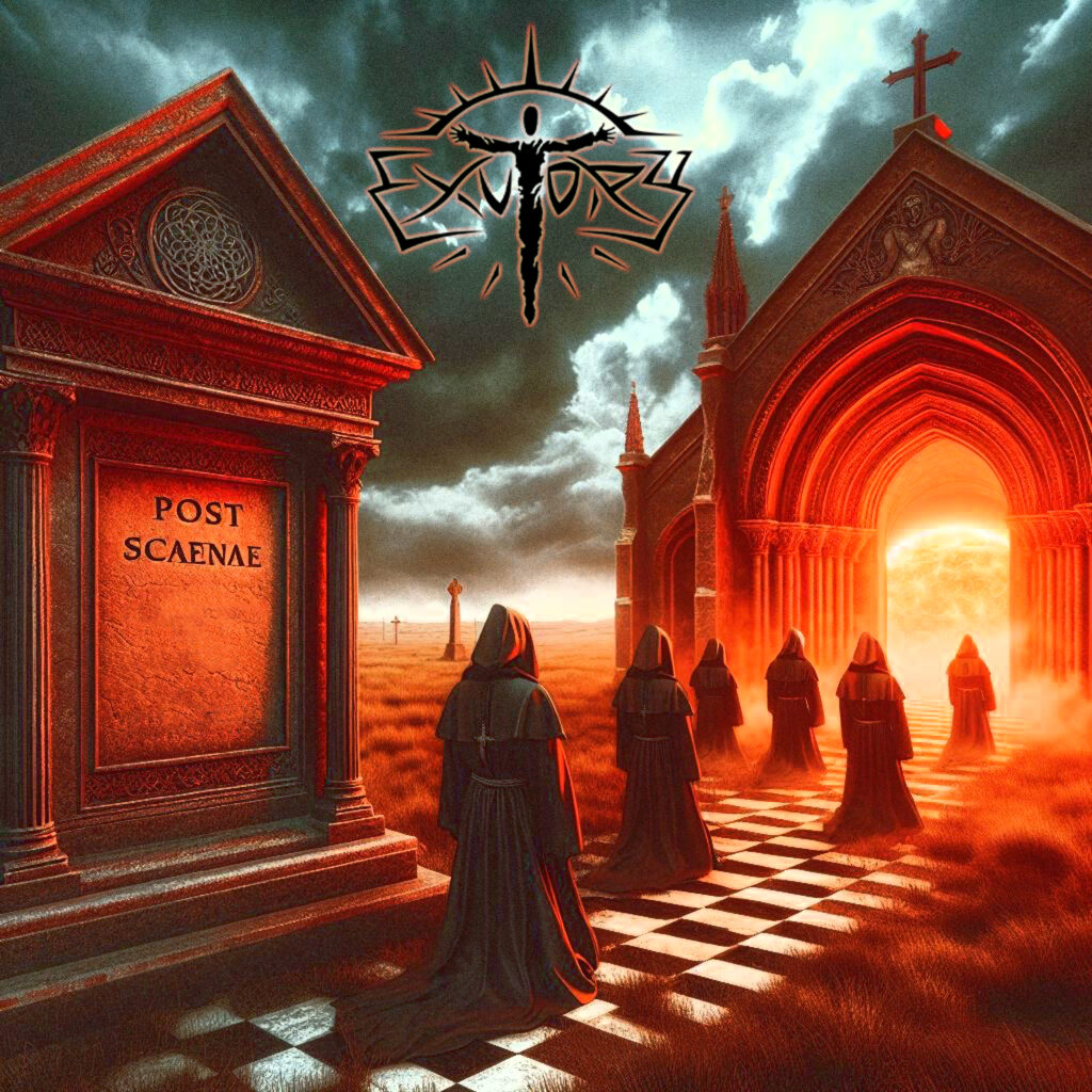 Pochette de POST SCAENAE, 1er album du groupe Exutory