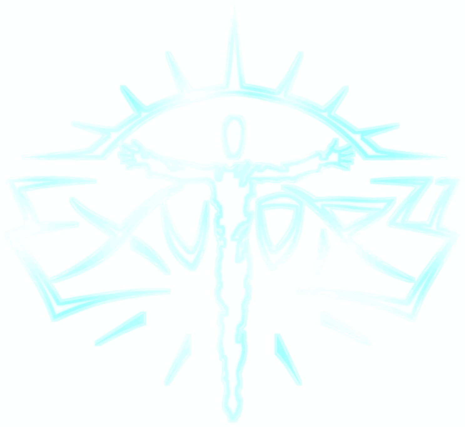 Exutory - Logo négatif - Power/Death metal Caennais - complot mensonge trahison